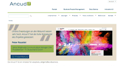 Desktop Screenshot of ancud.de